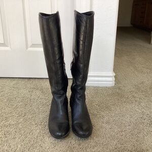 Sam Edelman black tall boots size 8.5